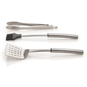 3 PIECE STAINLESS STEEL BARBECUE TOOL SET