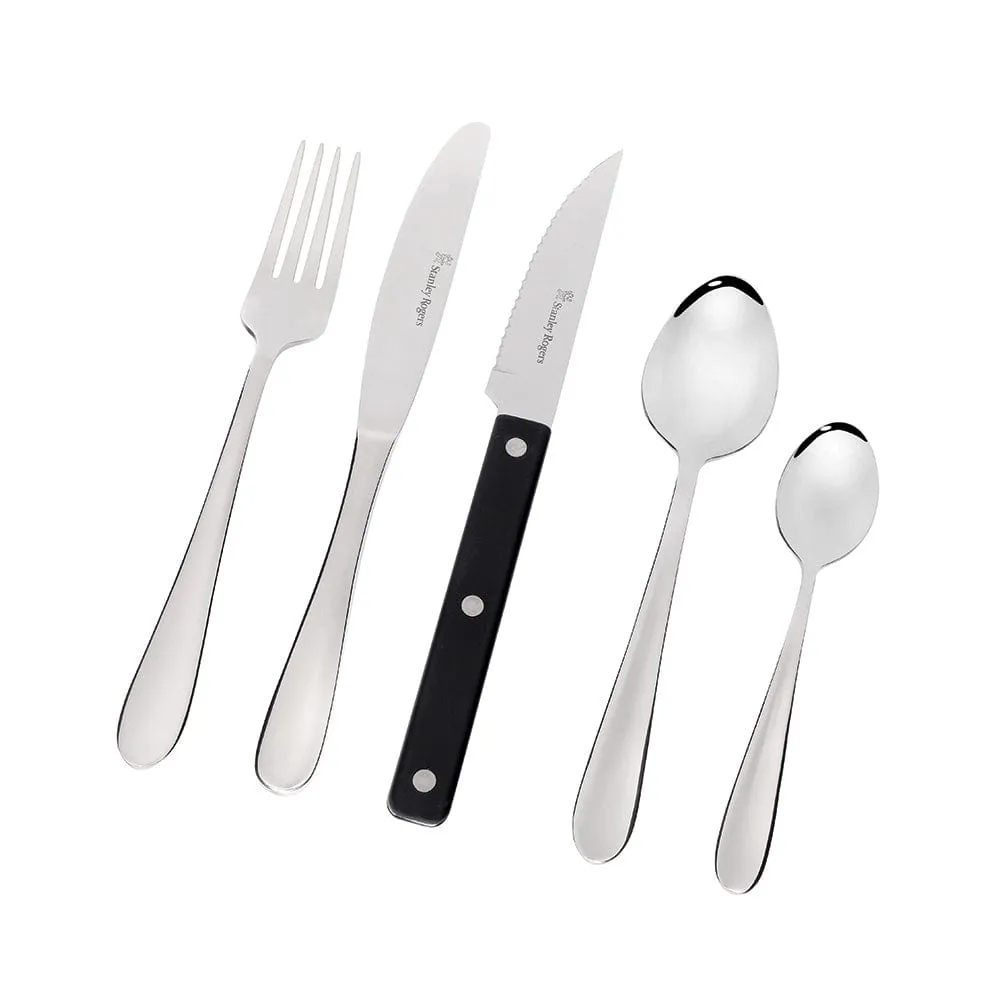 Albany 60 Piece Set with Steak Knives