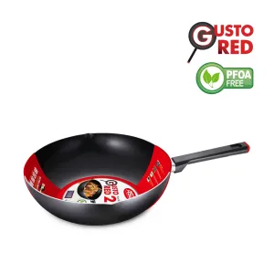 ASD Gusto Red 28cm Deep Frypan