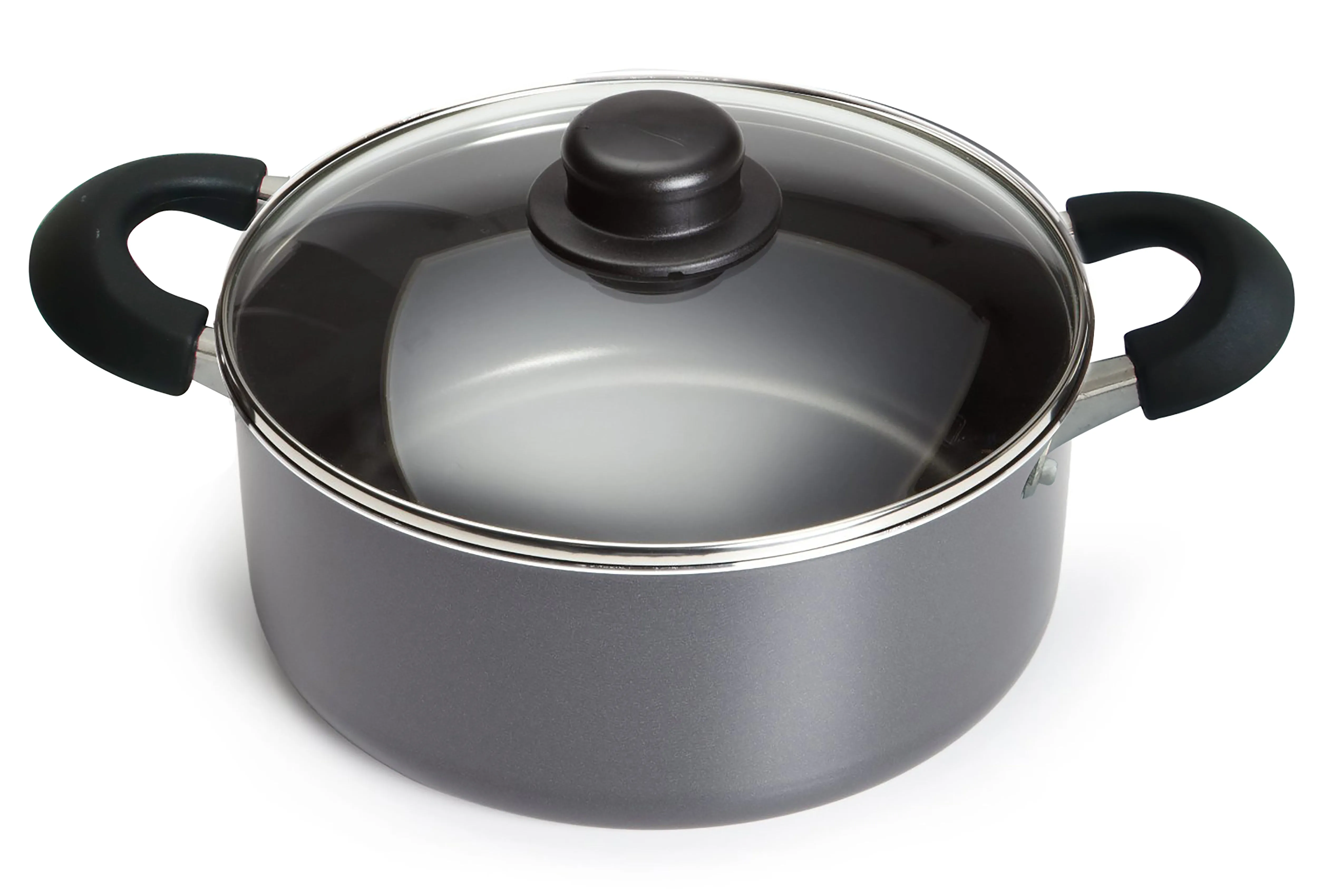 Bene Casa Non-stick speckled Dutch Oven w/ tempered glass lid - (3 sizes)