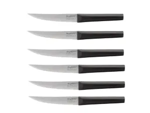 BergHOFF Eclipse 9" Stainless Steel Steak Knife, Set of 6