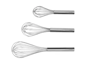 BergHOFF Studio 3Pc 18/10 Stainless Steel Whisk Set