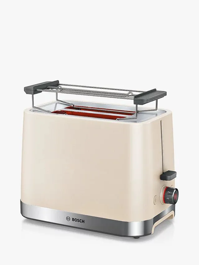 Bosch TAT4M227GB Compact 2-Slice Toaster - Cream