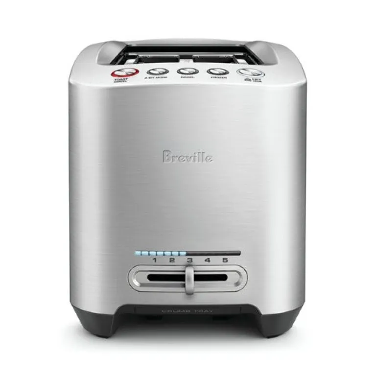 Breville BTA820XL Die-Cast 2-Slice Smart Toaster, Brushed Stainless Steel