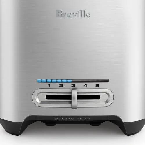 Breville BTA820XL Die-Cast 2-Slice Smart Toaster, Brushed Stainless Steel