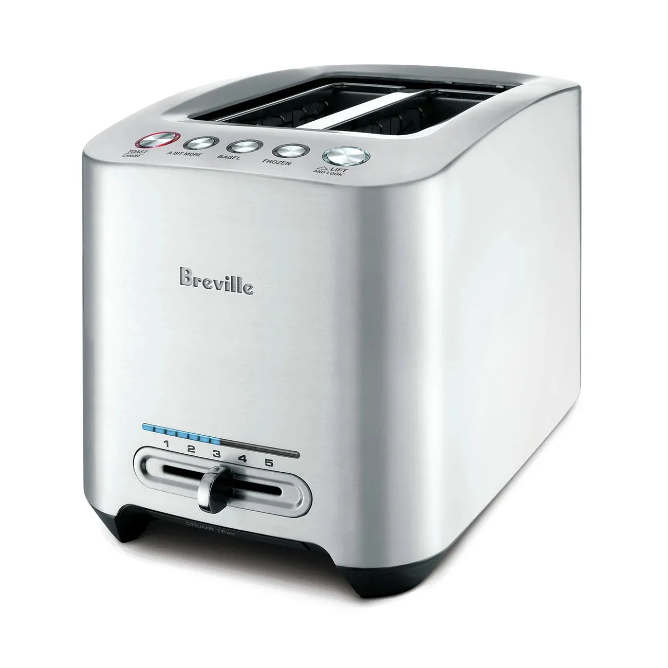 Breville BTA820XL Die-Cast 2-Slice Smart Toaster, Brushed Stainless Steel