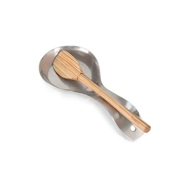 Brushed Stainless Spoon Rest