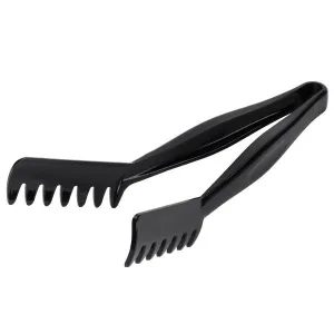 CAMBRO, POLYCARBONATE LUGANO ANGLED SPAGHETTI TONG - BLACK