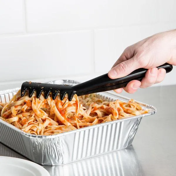 CAMBRO, POLYCARBONATE LUGANO ANGLED SPAGHETTI TONG - BLACK