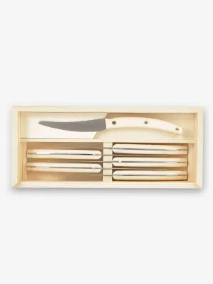 Convivio Nuovo Steak Knife Set by Berti White