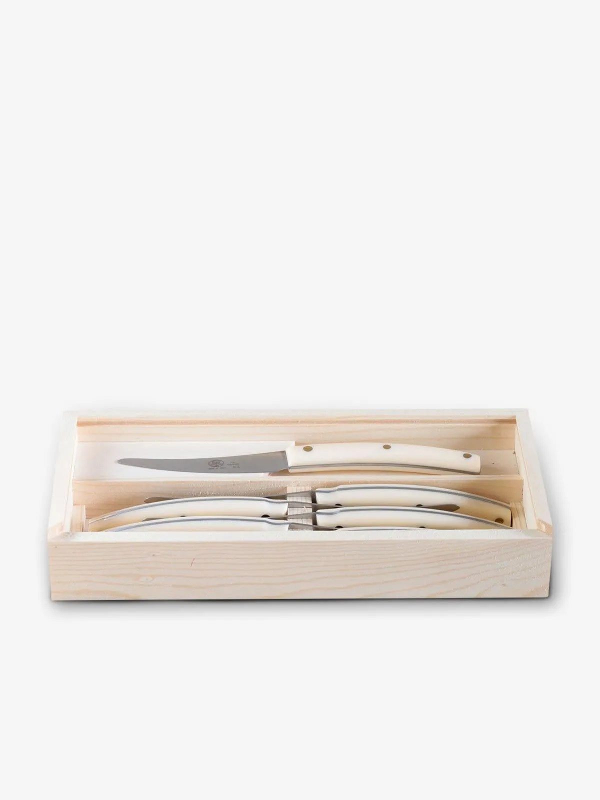 Convivio Nuovo Steak Knife Set by Berti White