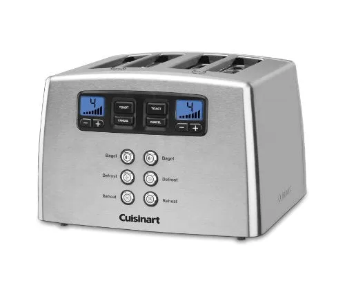 Cuisinart Touch to Toast Leverless toaster, 4-Slice, Brushed Stainless Steel