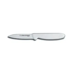 Dexter Russell 31611 Basics 3" Tapered Point Paring Knife White Handle P94843