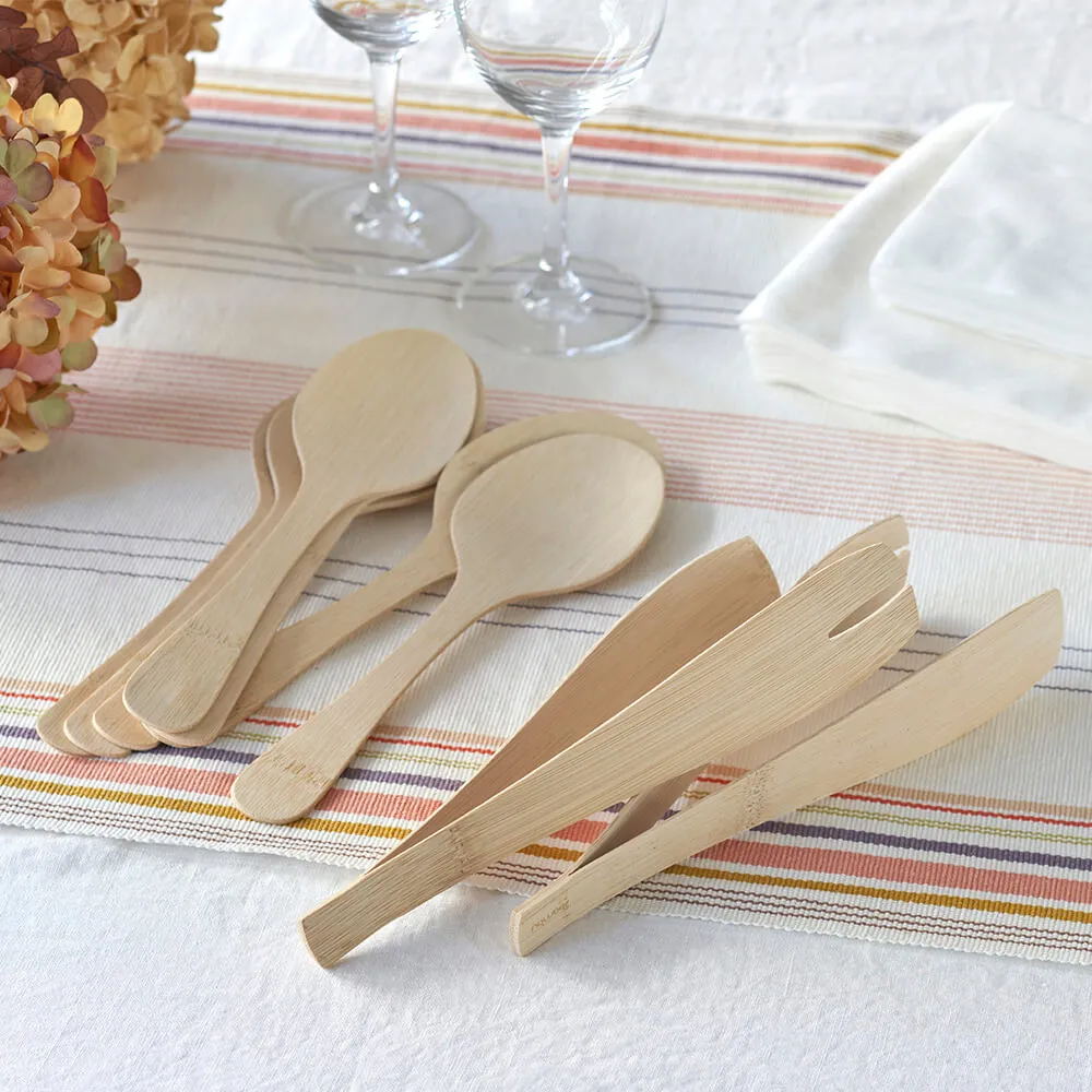 Disposable Bamboo Serving Tongs