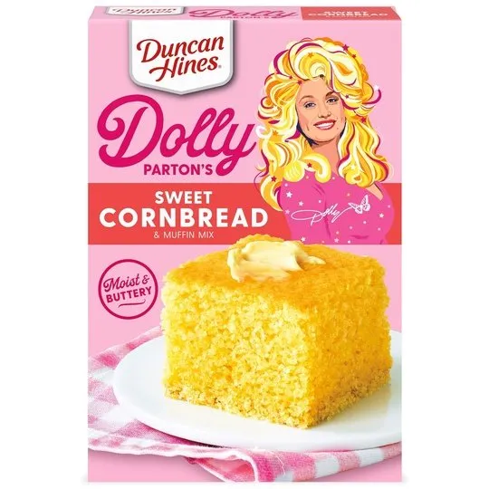 Duncan Hines Dolly Parton's Sweet Cornbread & Muffin Mix, 16 oz.