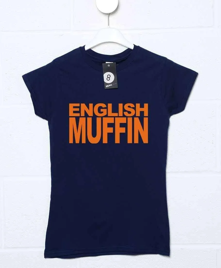 English Muffin Fitted Womens T-Shirt As Worn By Nigella Lawson