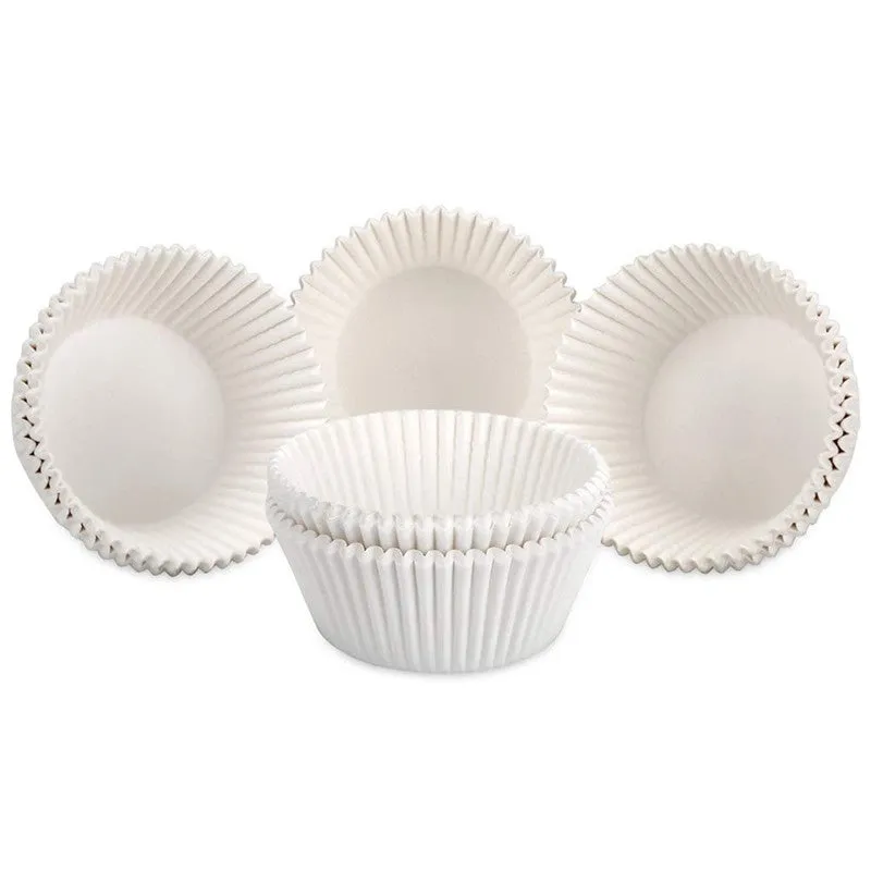 Esslly Pack of 1000 Cupcake Liners | White Cake Cups