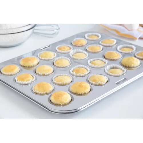 Fox Run 24-Cup Stainless Steel Mini Muffin Pan - 4866