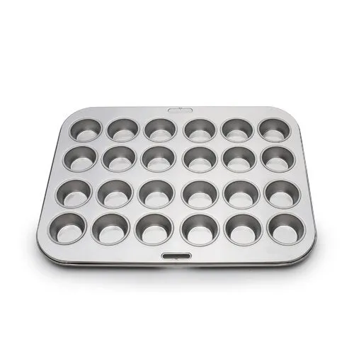 Fox Run 24-Cup Stainless Steel Mini Muffin Pan - 4866