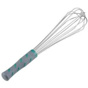 French Whisk Green Handle 16in