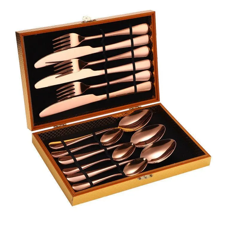 Gift Boxed Stainless Steel Steak Cutlery Set