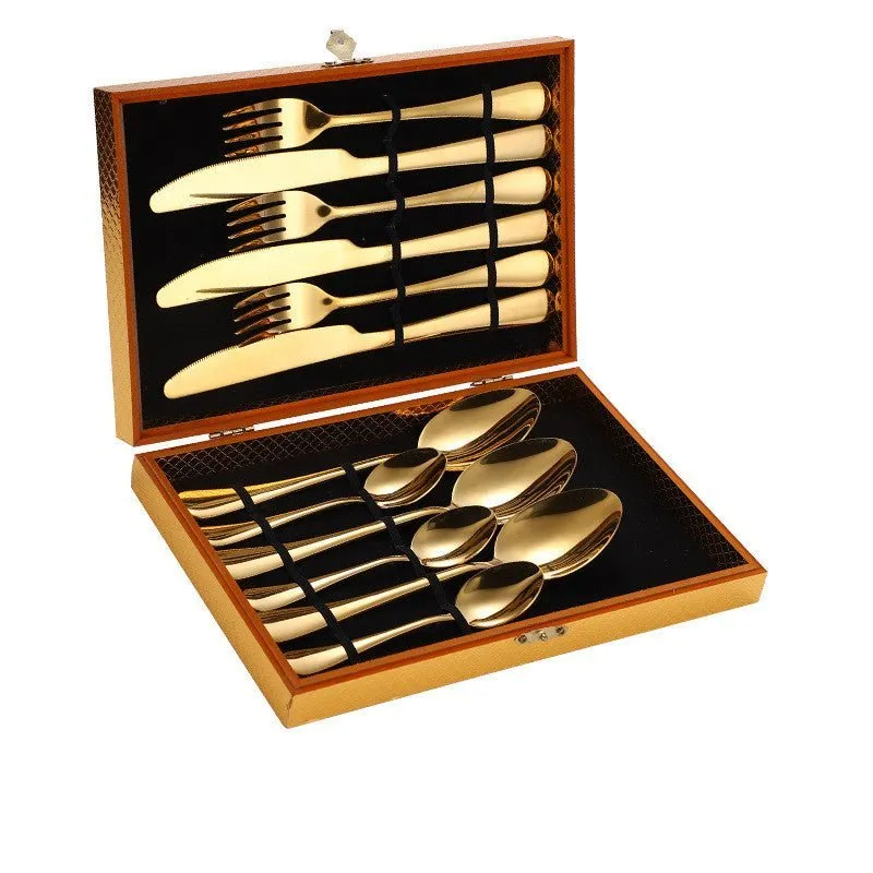 Gift Boxed Stainless Steel Steak Cutlery Set