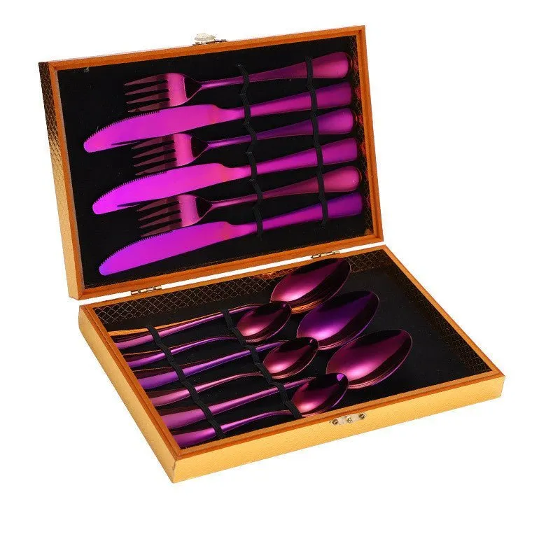 Gift Boxed Stainless Steel Steak Cutlery Set