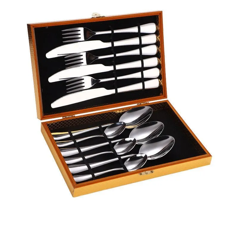 Gift Boxed Stainless Steel Steak Cutlery Set