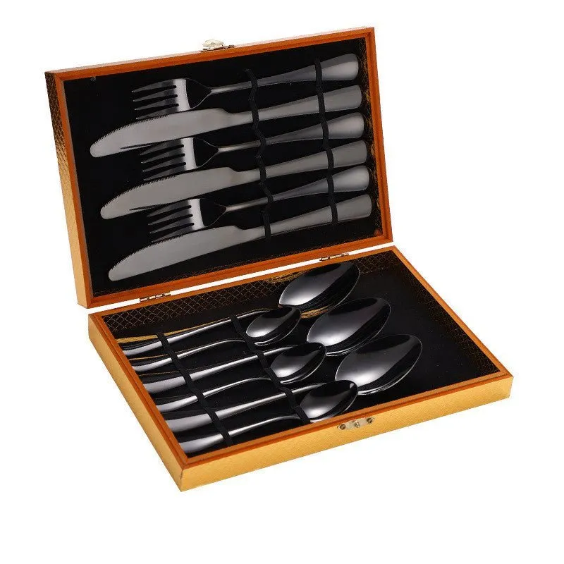 Gift Boxed Stainless Steel Steak Cutlery Set