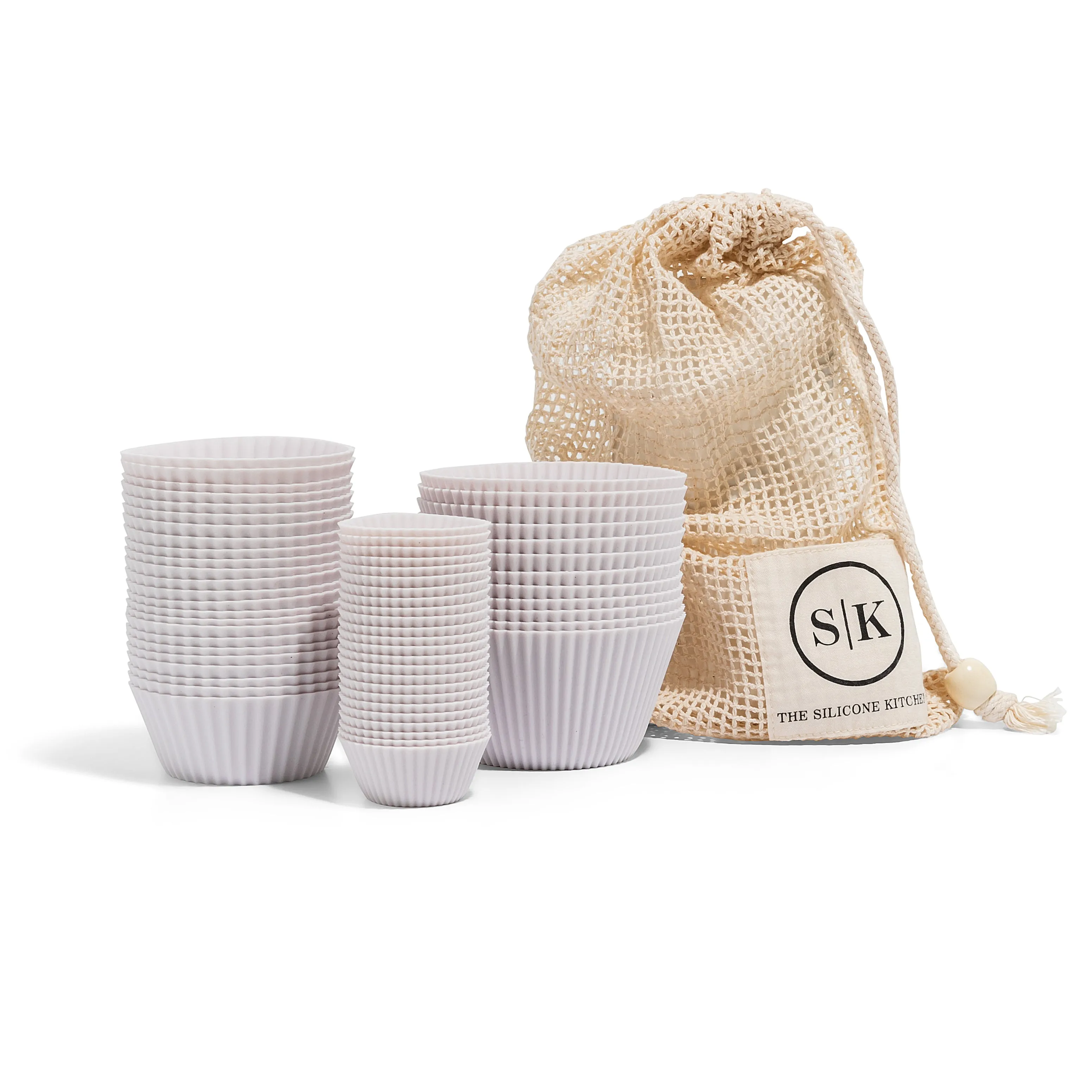 Gift Bundle | Silicone Baking Cups | Designer White