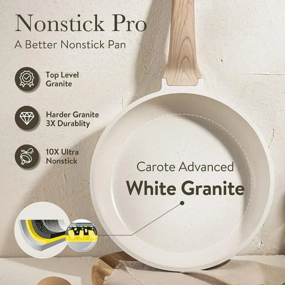 GraniteGlide Nonstick Induction Pots and Pans Set