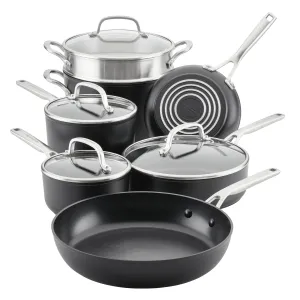 Hard-Anodized Induction 11-Piece Nonstick Cookware Set