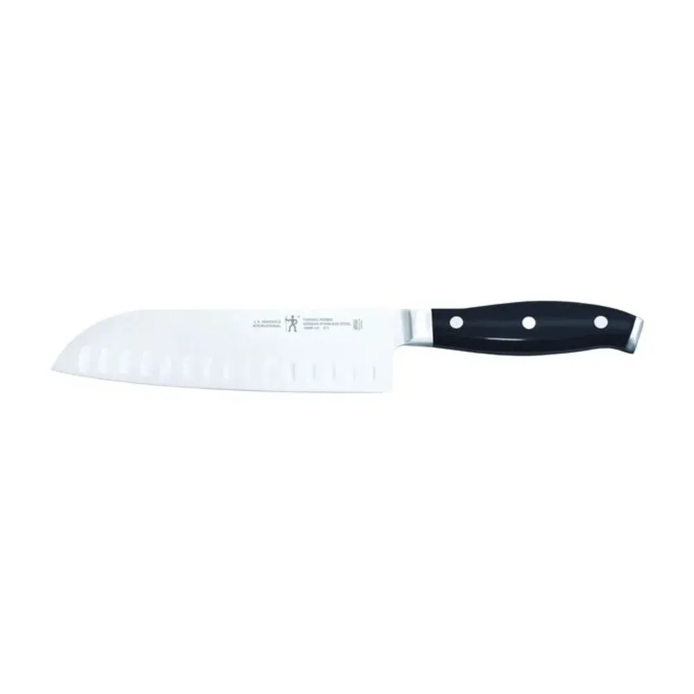 Henckels 1014006 5" Santoku Knife with Black Plastic Handle