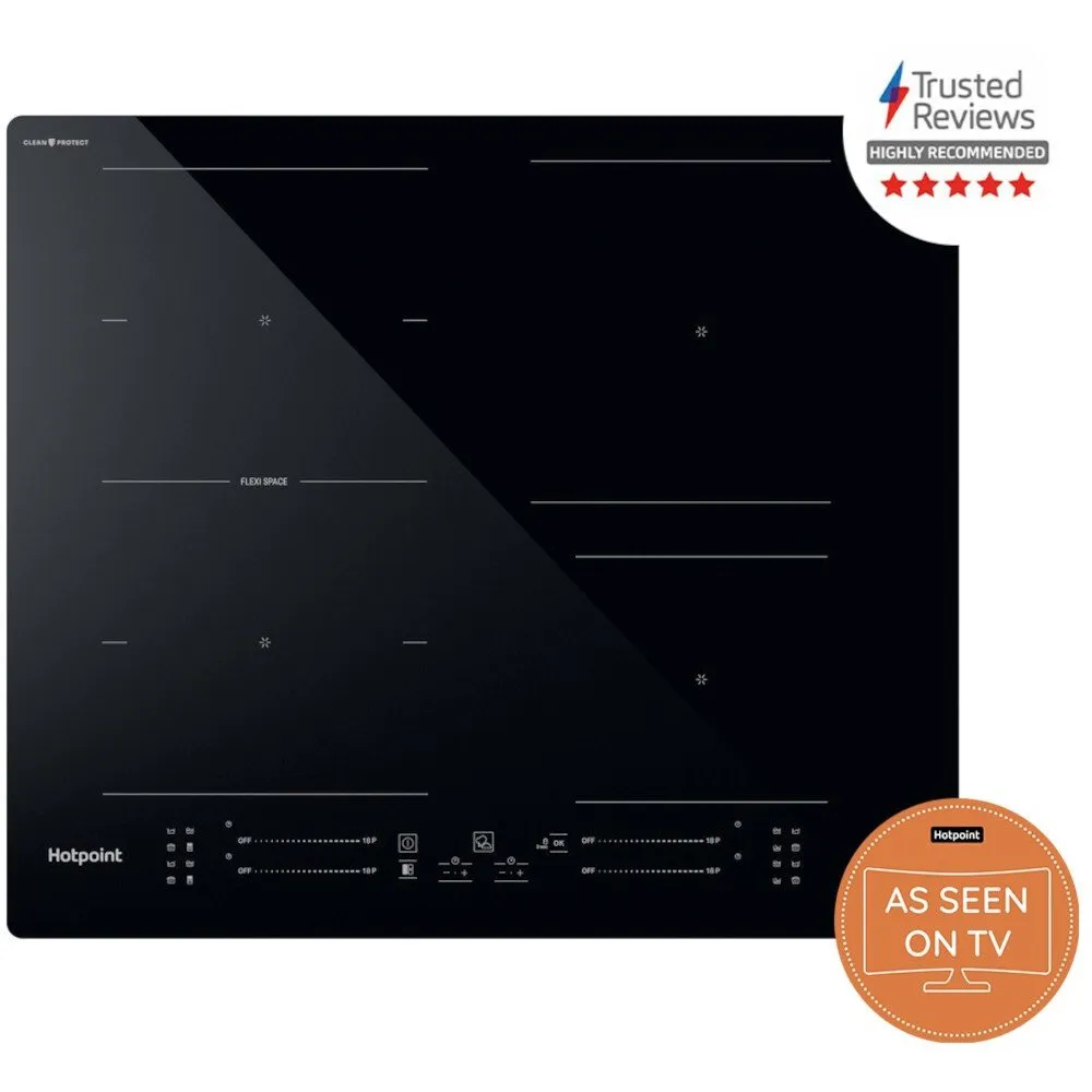 Hotpoint TS3560FCPNE CleanProtect 59cm Induction Hob - Black