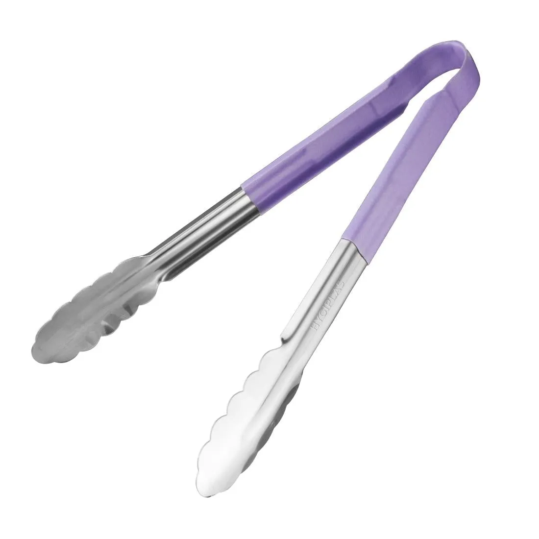 Hygiplas Colour Coded Serving Tong Purple 300mm - HC852