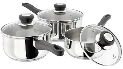 Judge Vista Saucepan Set 3 Piece