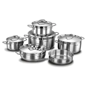 Korkmaz Alfa Xl 11 Pcs. Induction Base Cookware Set