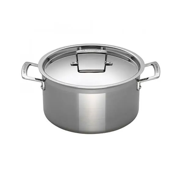 Le Creuset 3-ply Stainless Steel Deep Casserole 20cm