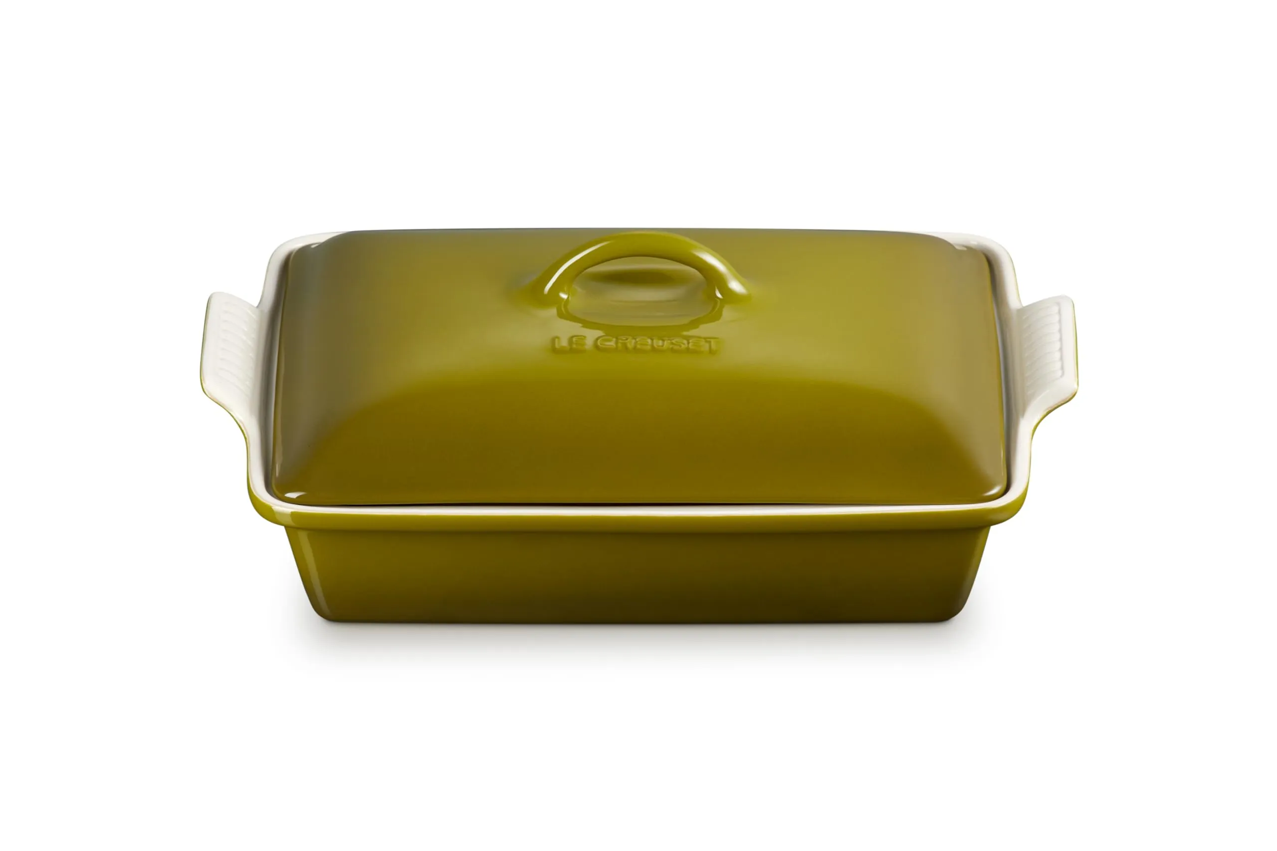 Le Creuset 4 qt Stoneware Heritage Covered Rectangular Casserole