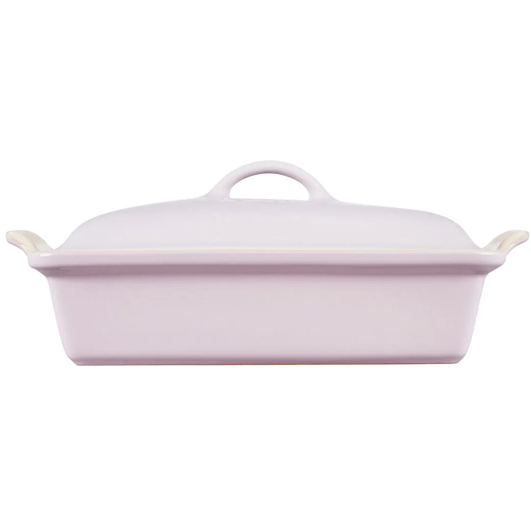 Le Creuset 4 qt Stoneware Heritage Covered Rectangular Casserole