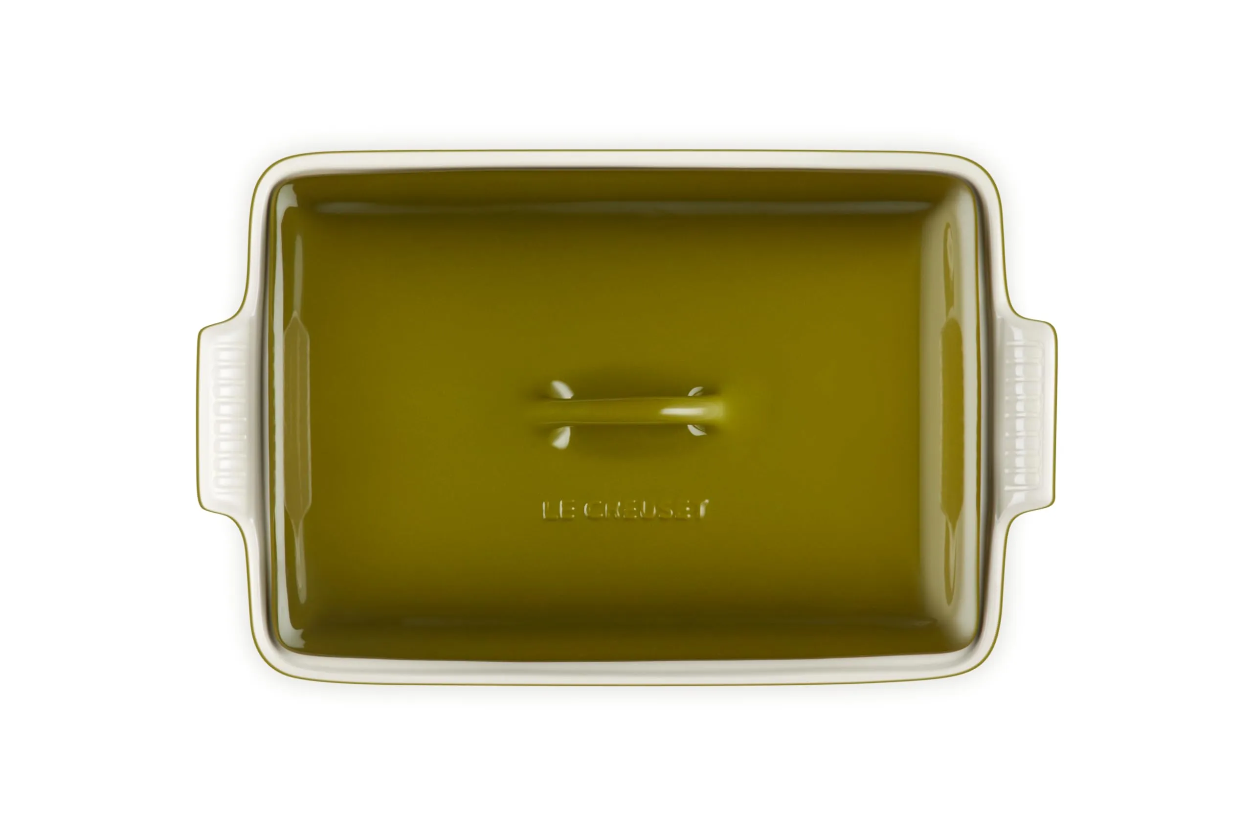 Le Creuset 4 qt Stoneware Heritage Covered Rectangular Casserole