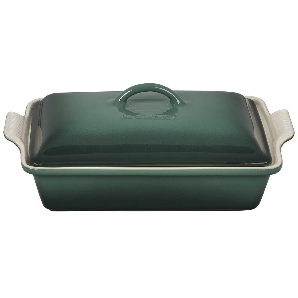 Le Creuset 4 qt Stoneware Heritage Covered Rectangular Casserole