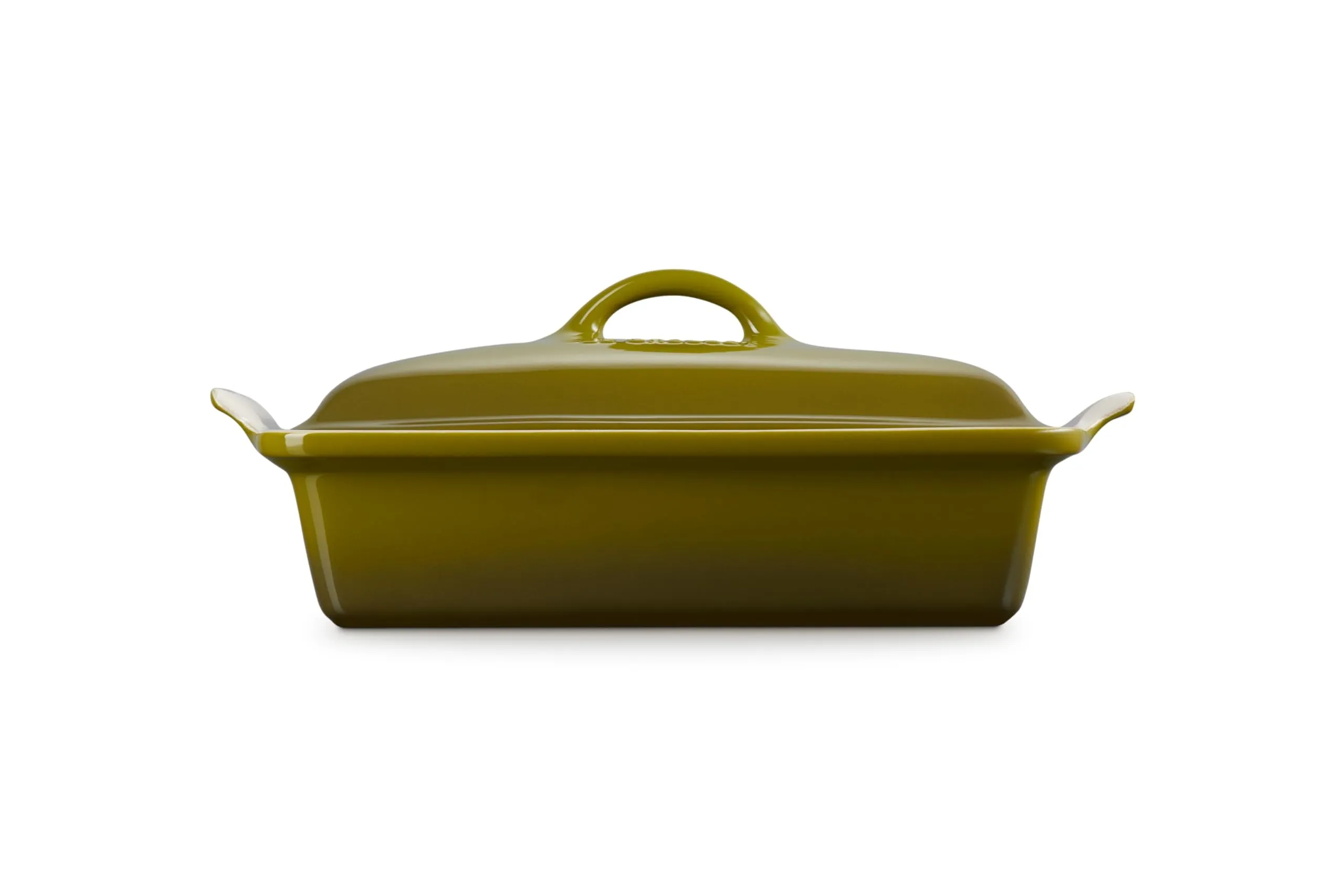 Le Creuset 4 qt Stoneware Heritage Covered Rectangular Casserole