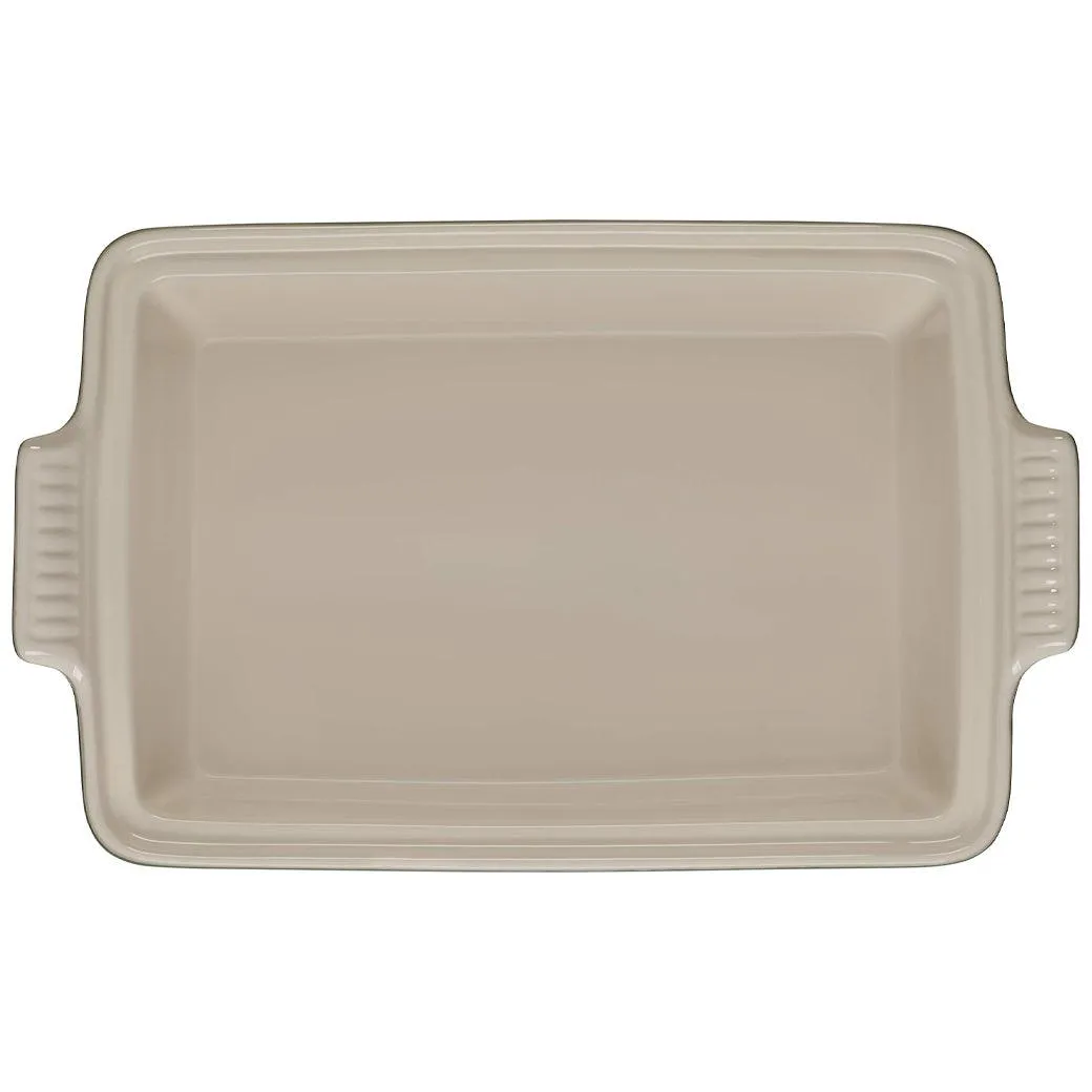 Le Creuset 4 qt Stoneware Heritage Covered Rectangular Casserole