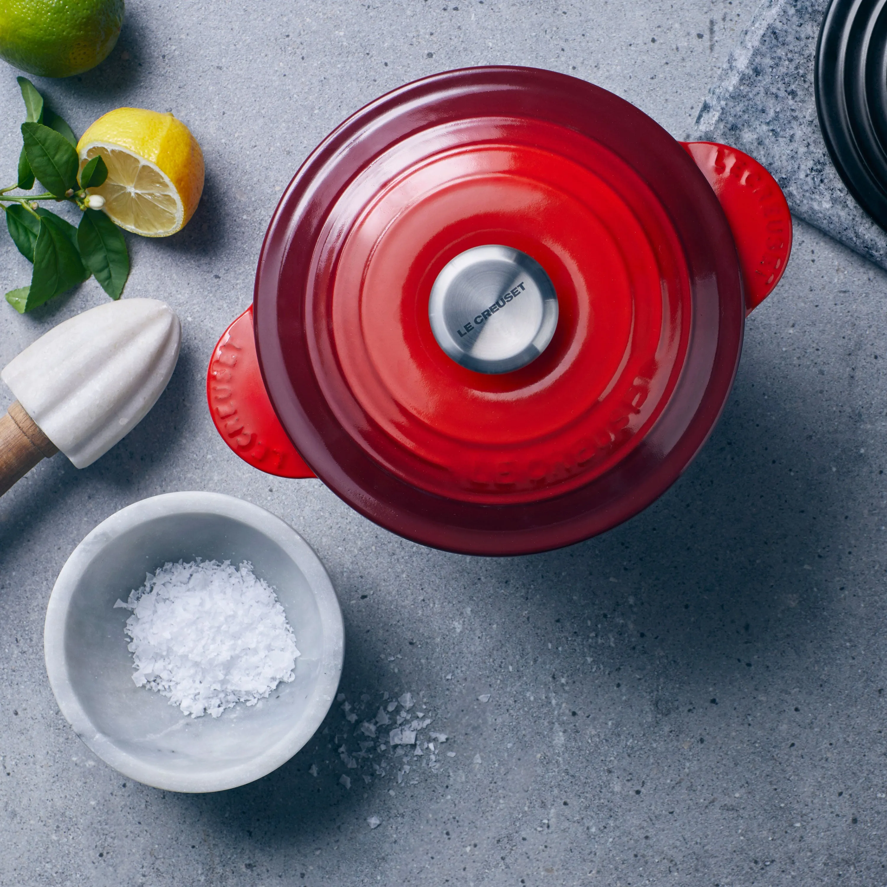 Le Creuset Signature Cast Iron 2.25-quart Cerise Rice Pot with Stoneware Insert