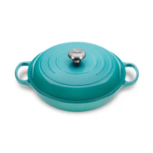 Le Creuset Signature Cast Iron 3.5-quart Caribbean Braiser