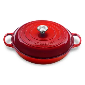 Le Creuset Signature Cast Iron 5-quart Cerise Braiser