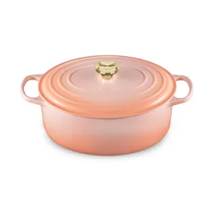 Le Creuset Signature Cast Iron 6.75-quart Peche Oval Dutch Oven