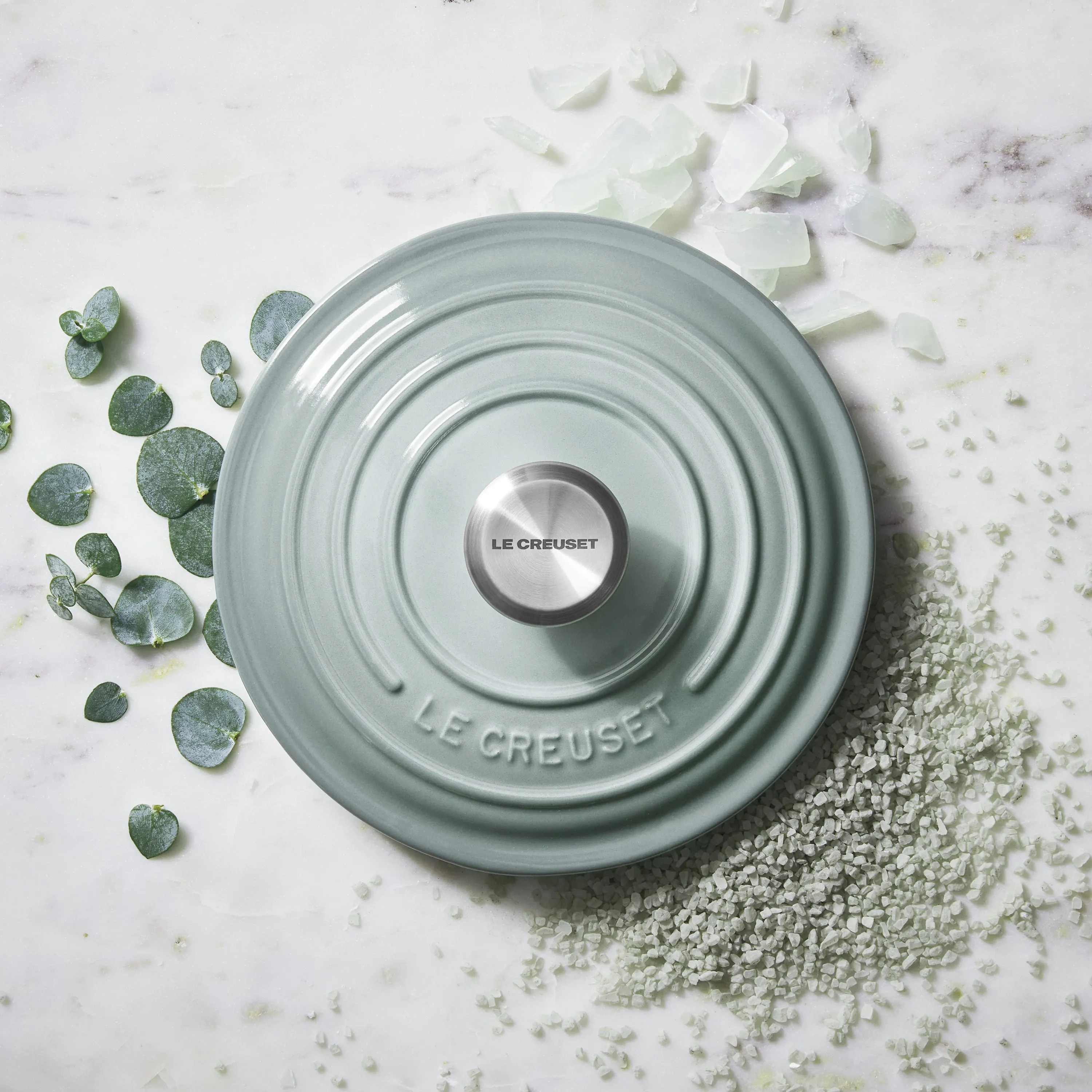 Le Creuset Signature Cast Iron 7.25-quart Sea Salt Round Dutch Oven