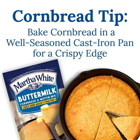 Martha White Buttermilk Cornbread and Muffin Mix, 6 Oz Pouch